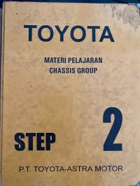 Image of Toyota Step 2 Materi Pelajaran Chassis Group