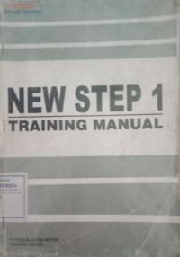 Image of New Step 1 Training Manual