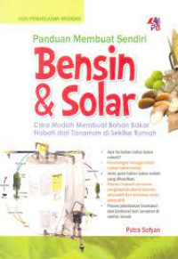 Image of Panduan Membuat Sendiri Bensin & Solar