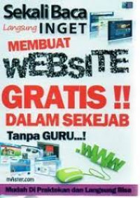 Image of Sekali Baca Langsung Inget Membuat Website Gratis!! Dalam Sekejab Tanpa Guru...!